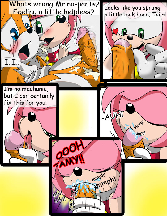 Rule34 – If it exists, there is porn of it / sammy stowes, amy rose, tails / 248069