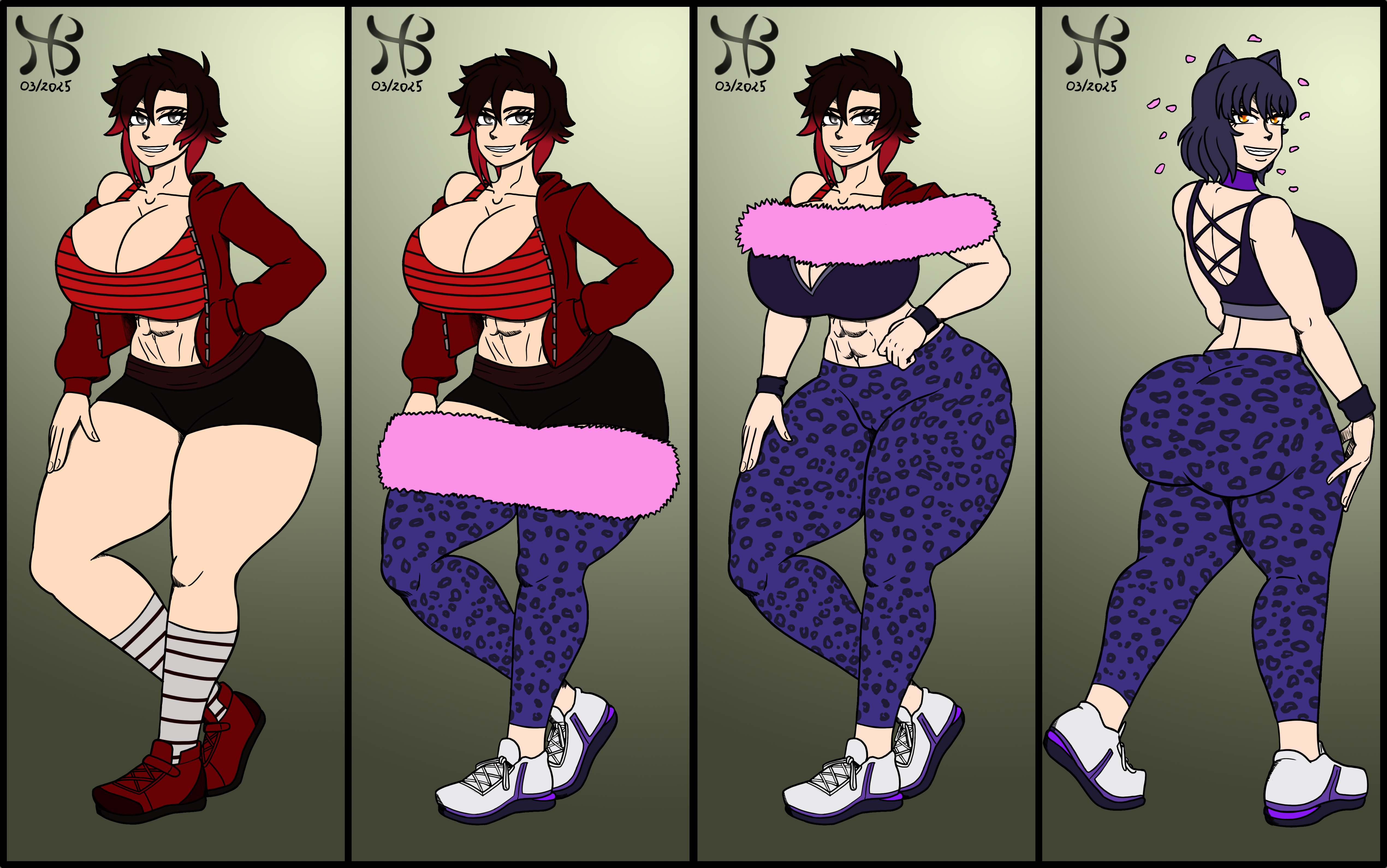 Rule34 – If it exists, there is porn of it / hiastobasement (artist), blake belladonna, ruby rose / 8685645