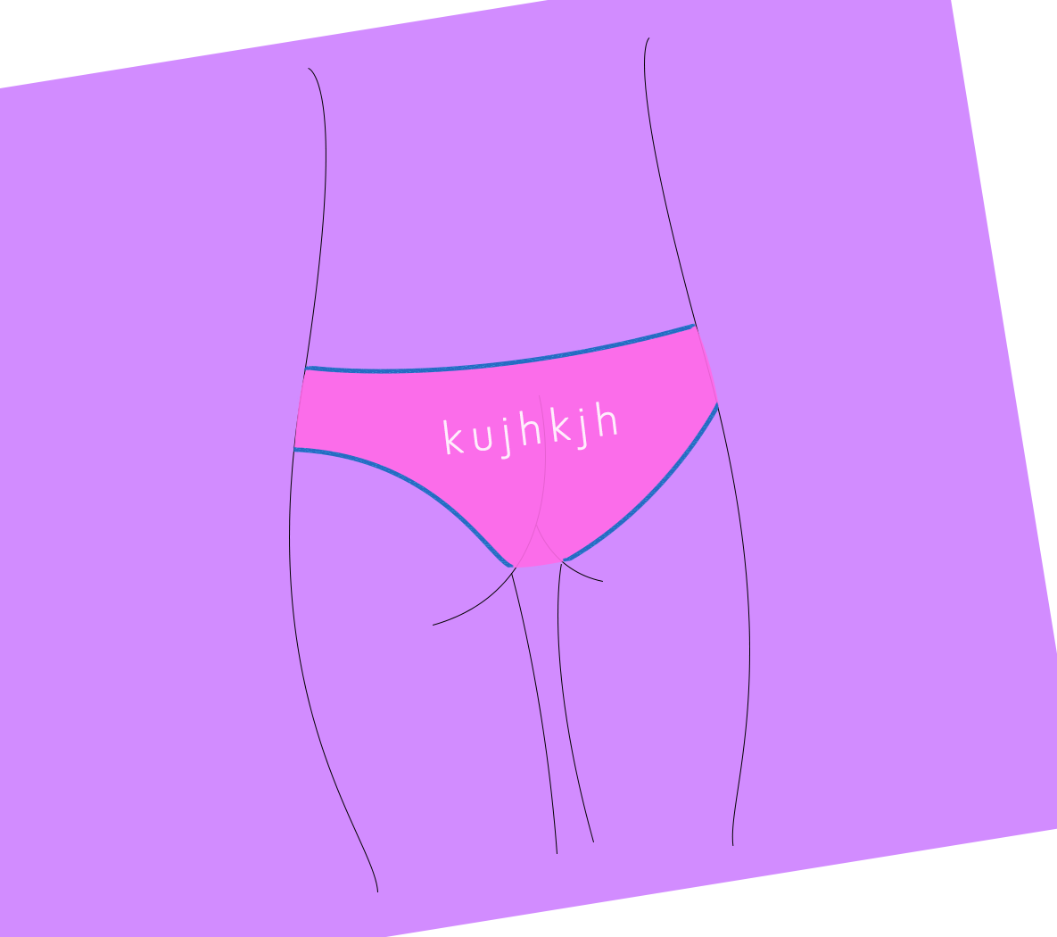 non-web source, ass, panties, pink panties, purple panties, underwear