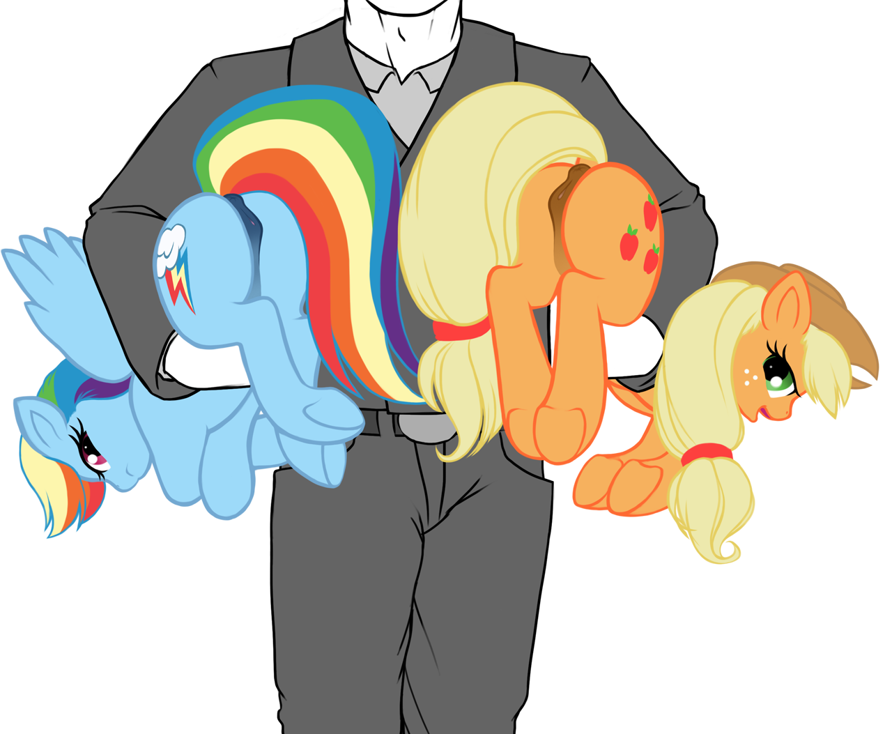 Rule34 – If it exists, there is porn of it / arareroll, applejack (mlp), rainbow dash (mlp) / 248564