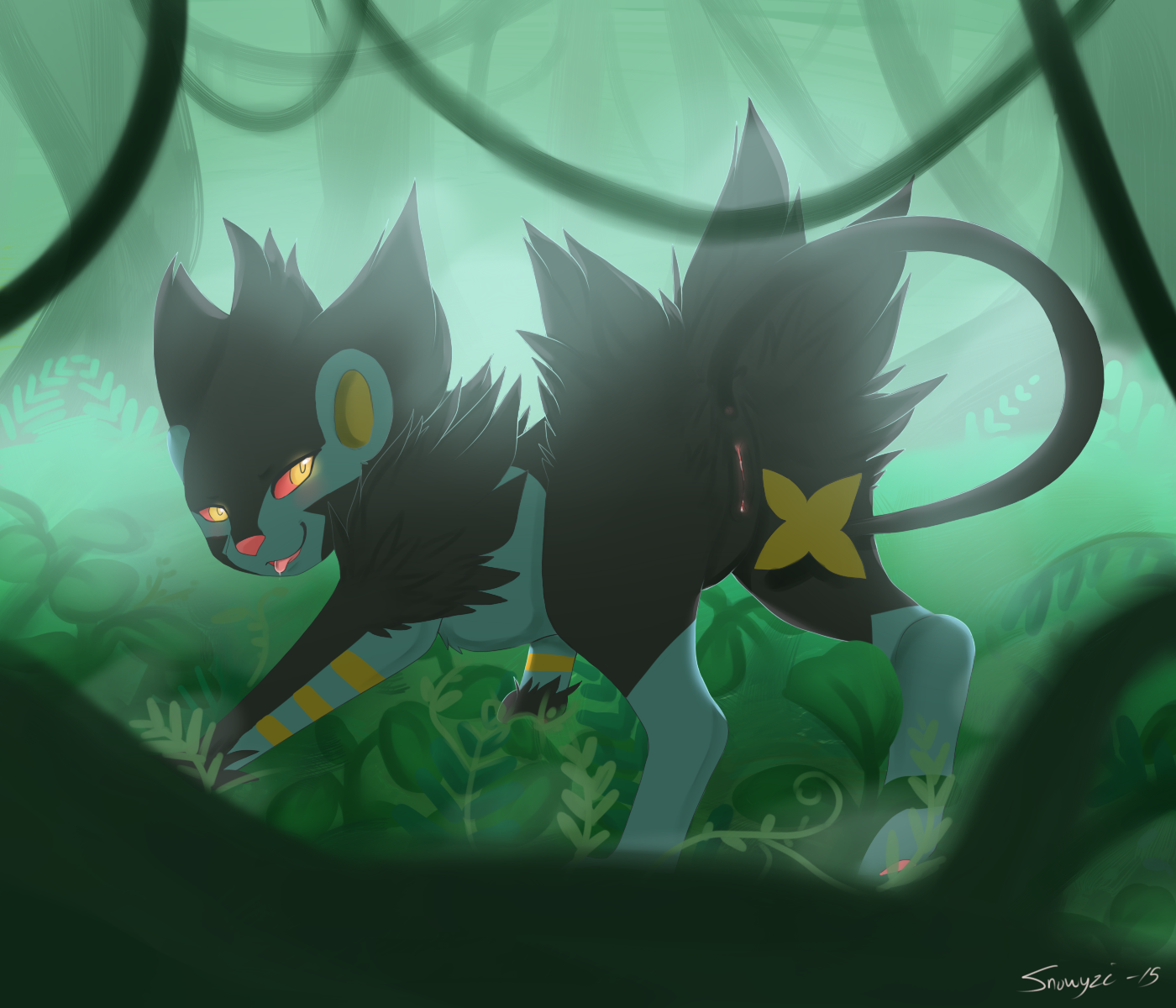 Rule34 – If it exists, there is porn of it / fern, snowyzi, luxray / 248785