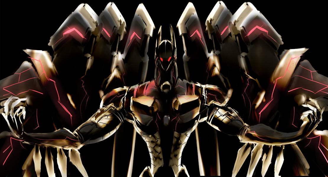 yagisaka seto, anubis (mythology), anubis (z.o.e.), zone of the enders, 00s, mecha, no humans, robot, simple background, solo