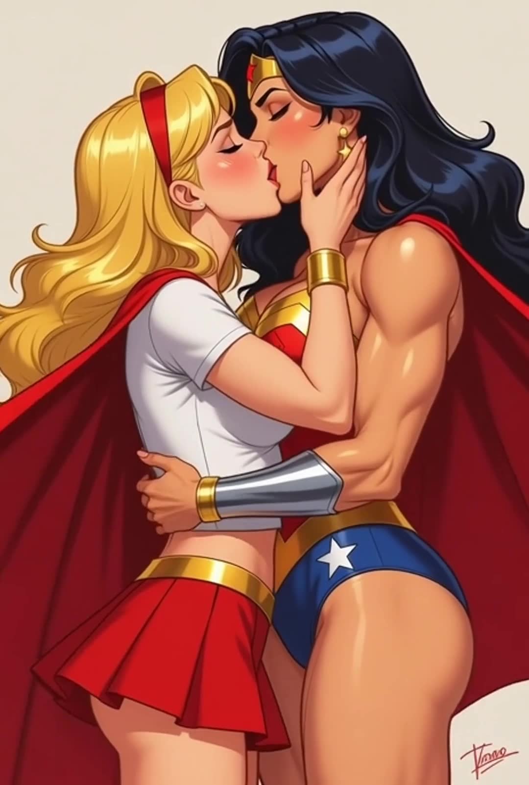 Rule34 – If it exists, there is porn of it / supergirl, wonder woman / 8686346