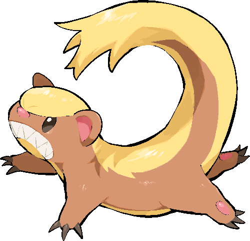 kawaanago, yungoos, nintendo, pokemon, commentary request, lowres, animal focus, claws, full body, gen 7 pokemon, no humans, pokemon (creature), pokemon focus, sharp teeth, solo, teeth, transparent background