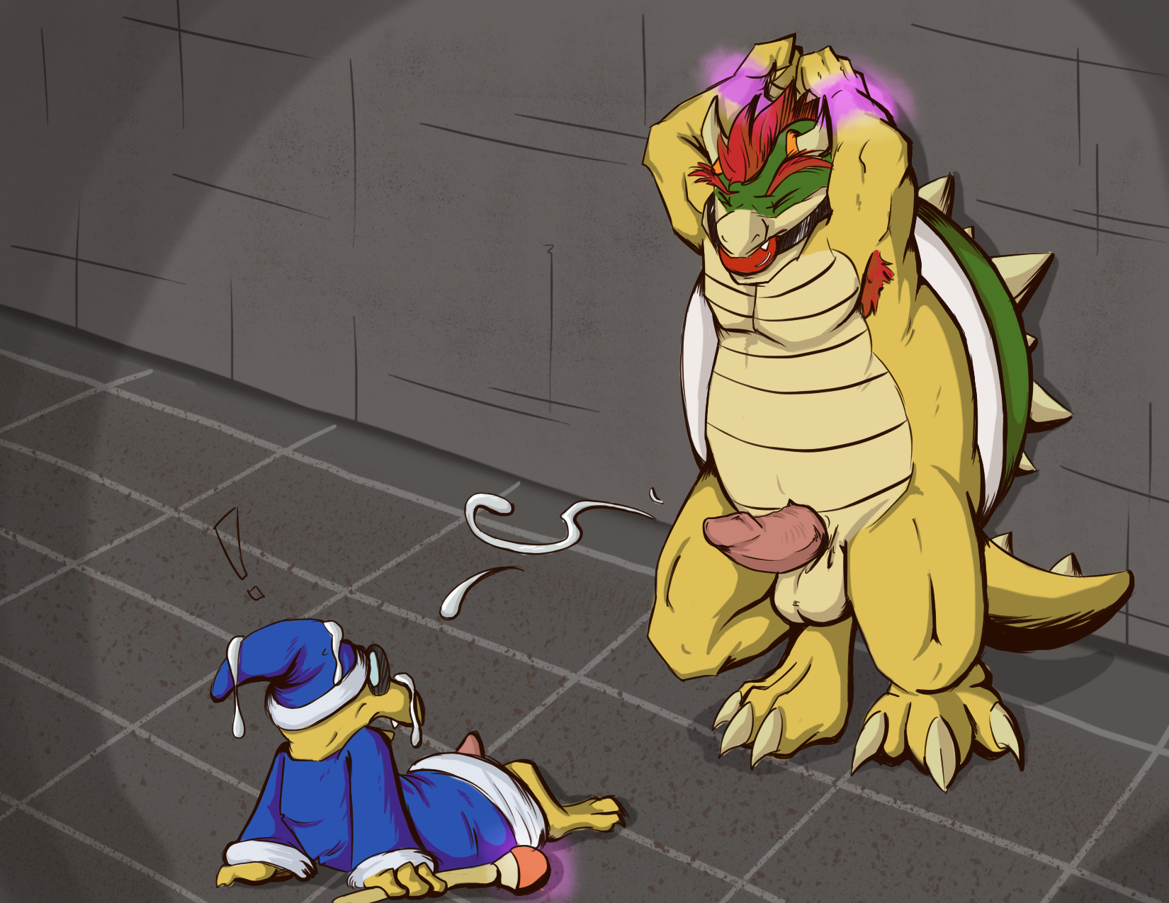 Rule34 – If it exists, there is porn of it / skunkjunkie, bowser, kamek, koopa / 249592