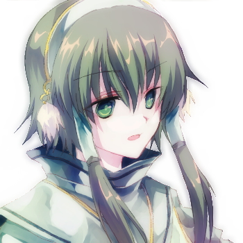 ion (tales), tales of (series), tales of the abyss, lowres, 00s, 1boy, green eyes, green hair, hair tubes, hairband, male focus, matching hair/eyes, short hair with long locks, solo