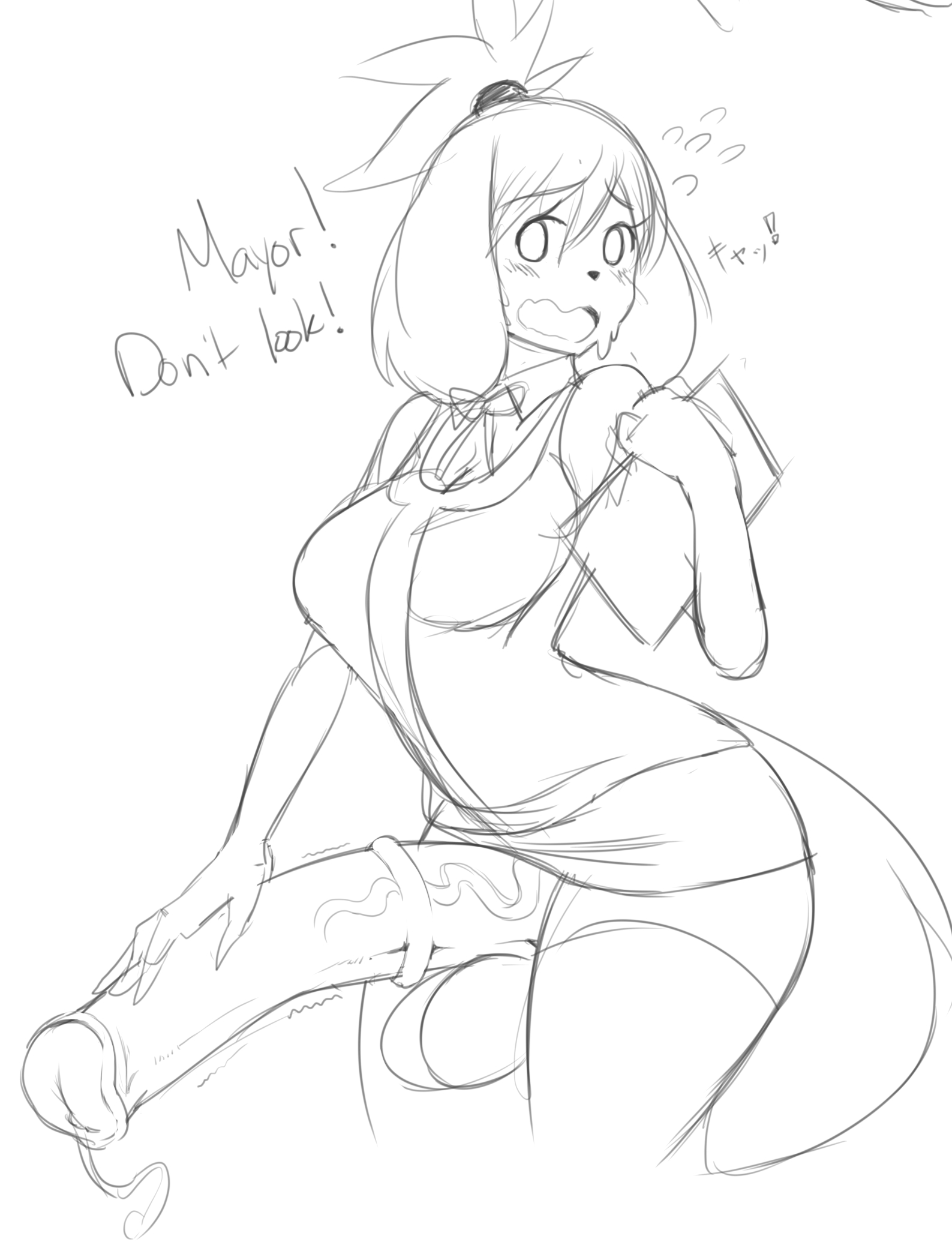 Rule34 – If it exists, there is porn of it / gaikiken, isabelle (animal crossing) / 249928