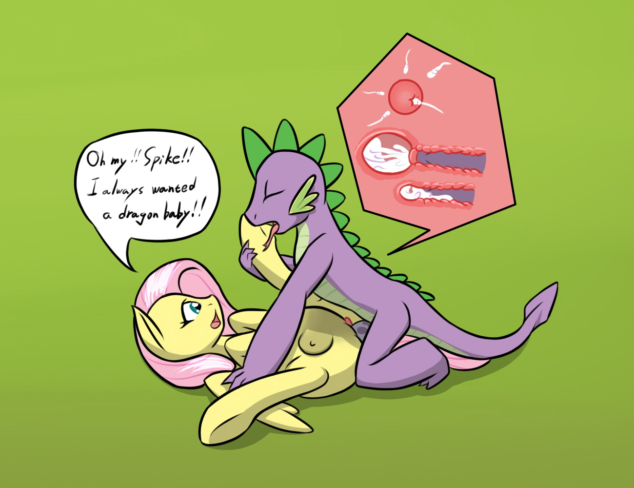 Rule34 – If it exists, there is porn of it / sewlde, fluttershy (mlp), spike (mlp) / 249990