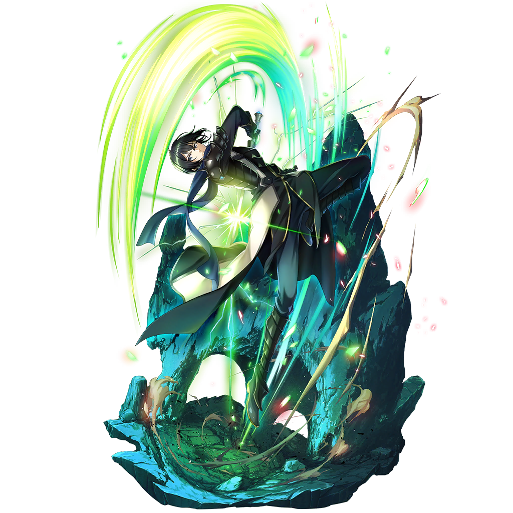 amaki ren, tate no yuusha no nariagari, tate no yuusha no nariagari rerise, artist request, game cg, official art, 1boy, armor, aura, black armor, black coat, black gloves, black hair, black tunic, blue boots, blue eyes, blue pants, blue scarf, boots, breastplate, coat, crack, dust cloud, elbow gloves, full body, gloves, greaves, hair between eyes, holding, holding sword, holding weapon, incoming attack, jumping, legendary sword (small sword) (tate no yuusha no nariagari), legendary sword (tate no yuusha no nariagari), looking at viewer, male focus, medium hair, multicolored coat, open clothes, open coat, pants, pauldrons, rock, scarf, shoulder armor, sidelocks, simple background, single pauldron, solo, spiked pauldrons, spikes, sword, transparent background, tunic, two-tone coat, v-shaped eyebrows, weapon, white coat