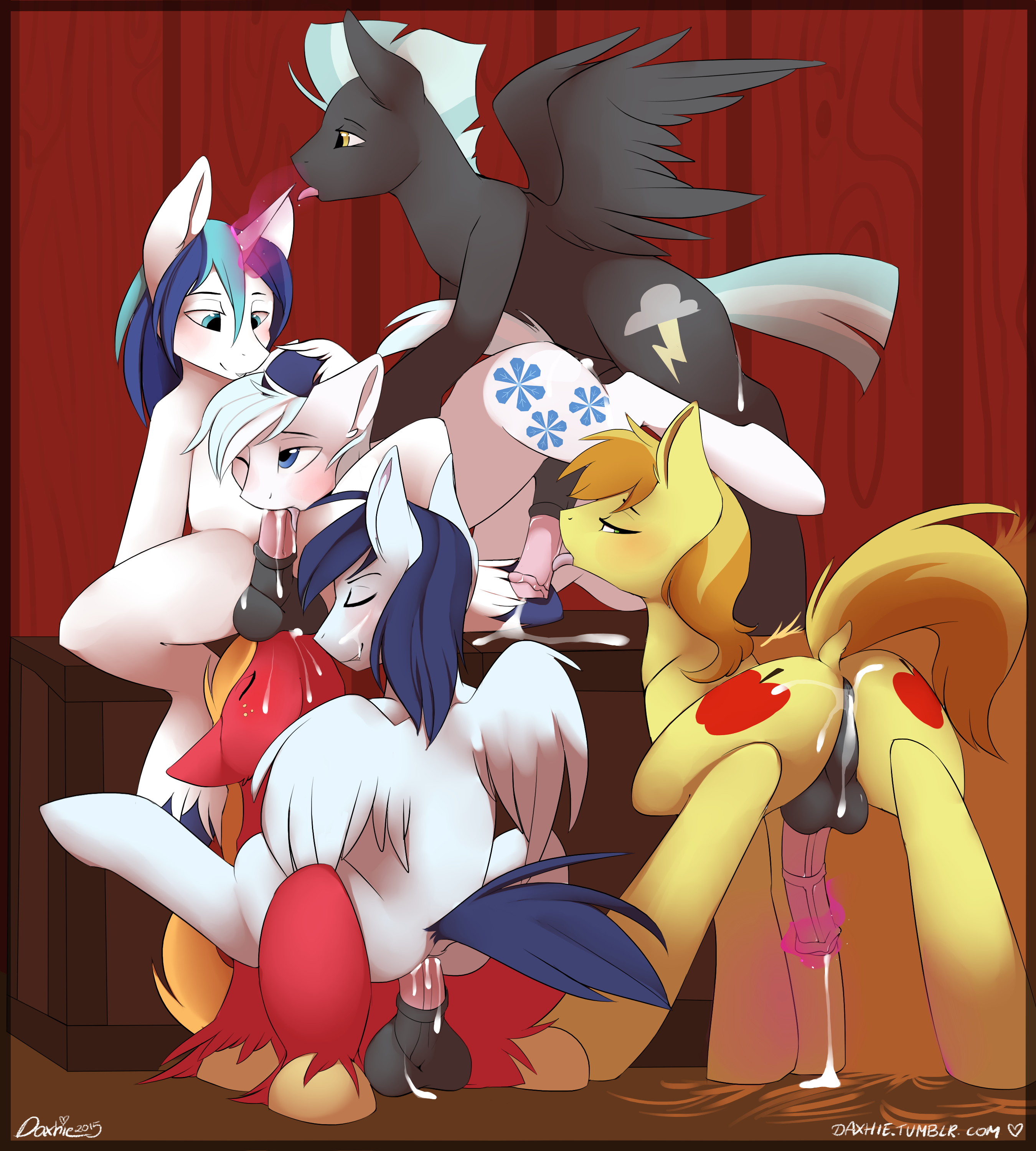 Rule34 – If it exists, there is porn of it / daxhie, big macintosh (mlp), braeburn, double diamond (mlp), shining armor (mlp), soarin (mlp), thunderlane (mlp), wonderbolts (mlp) / 250309