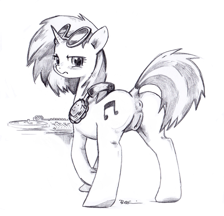 Rule34 – If it exists, there is porn of it / secretbuttfun, vinyl scratch (mlp) / 250393