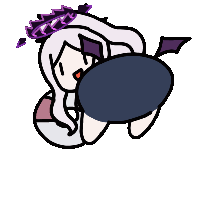 hina (blue archive), hina (swimsuit) (blue archive), blue archive, animated, animated gif, artist request, bad link, lowres, 1girl, :d, among us twerk (meme), halo, holding, holding swim ring, innertube, looking at viewer, looking back, meme, open mouth, purple halo, smile, solo, swim ring, transparent background, white hair