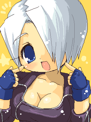 angel (kof), snk, the king of fighters, lowres, tagme, chibi