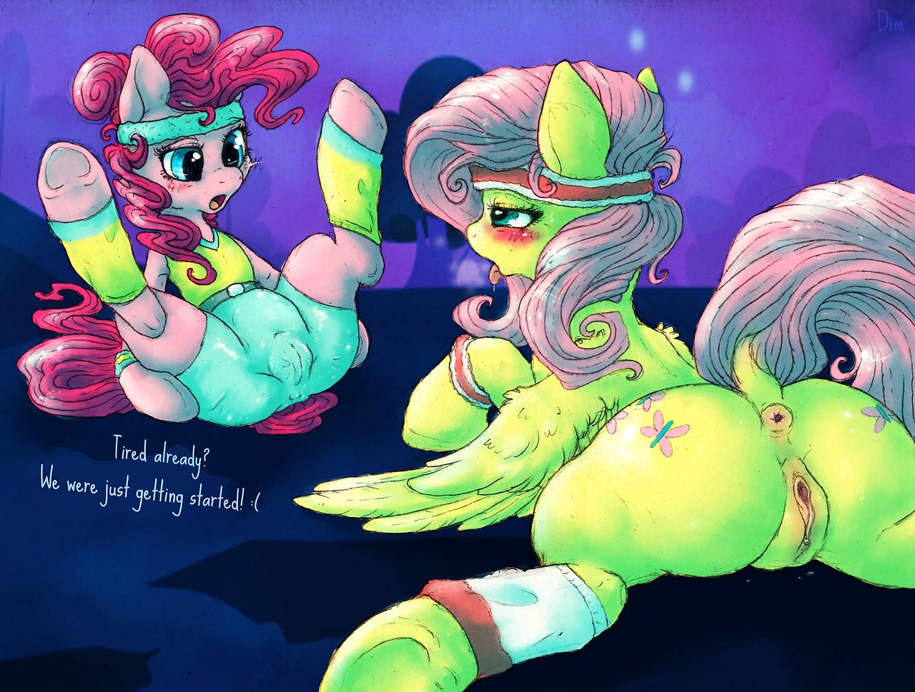 Rule34 – If it exists, there is porn of it / dimwitdog, fluttershy (mlp), pinkie pie (mlp) / 250592