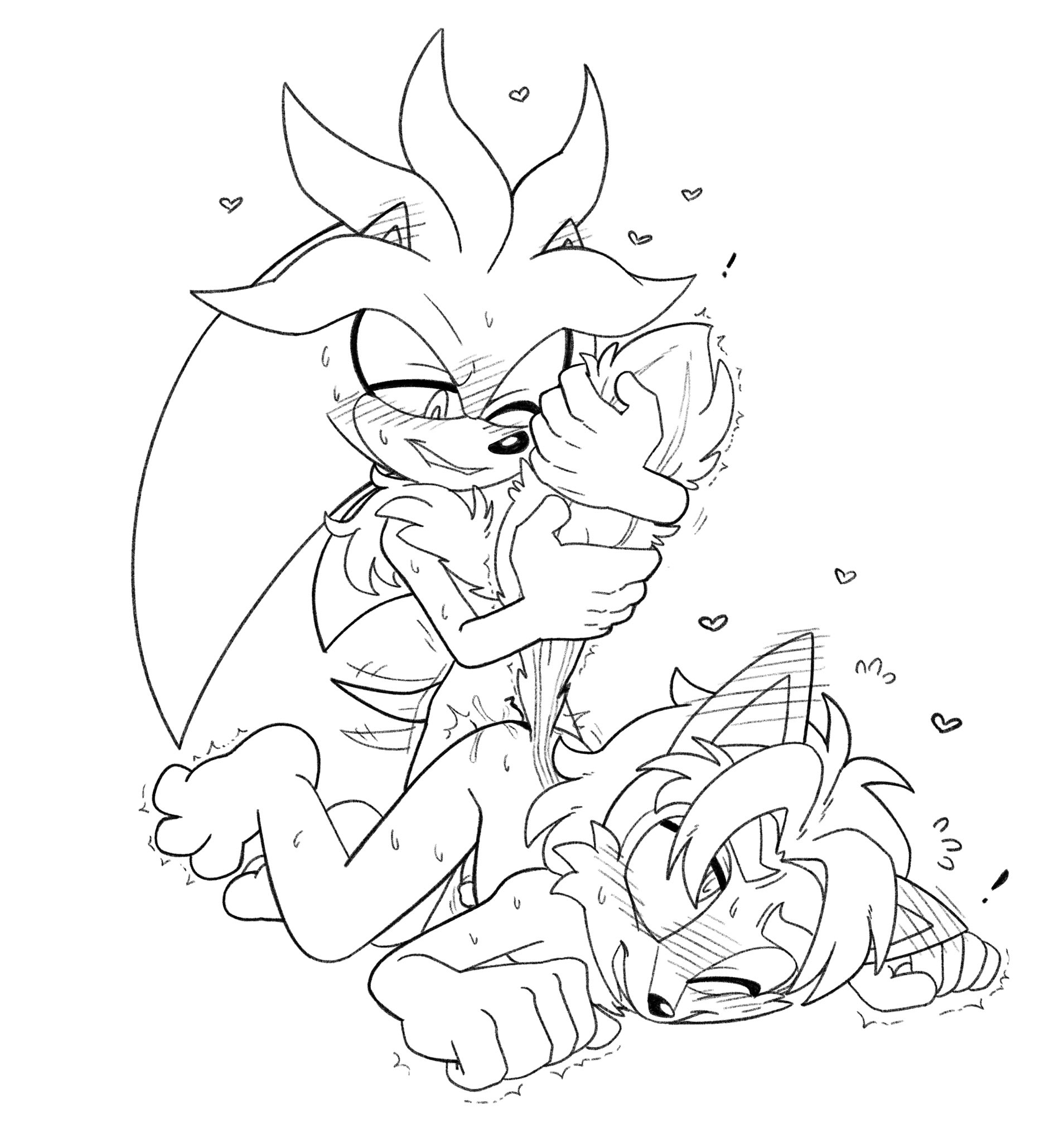 Rule34 – If it exists, there is porn of it / elias acorn, silver the hedgehog / 8686692