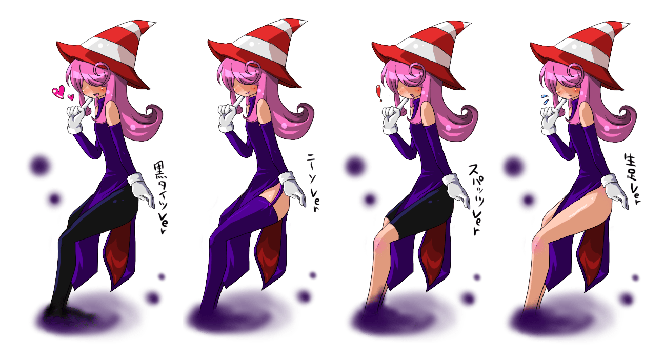 vivian (paper mario), mario (series), nintendo, paper mario, paper mario: the thousand-year door, super mario rpg, translated, 1boy, bare legs, bike shorts, hat, male focus, pantyhose, personification, pink hair, solo, thighhighs, trap