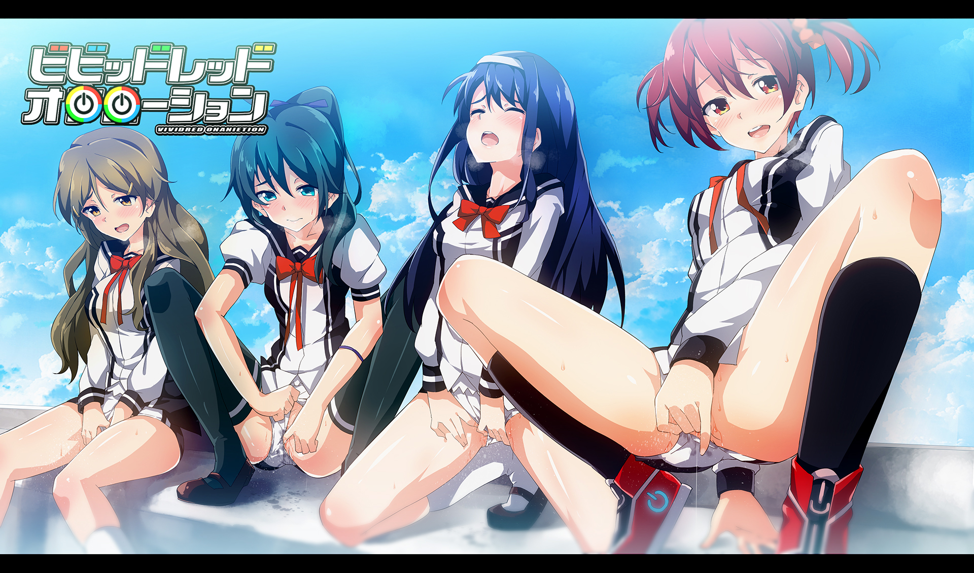 Rule34 – If it exists, there is porn of it / ryouma (galley), futaba aoi (vividred operation), isshiki akane, saegusa wakaba, shinomiya himawari / 250961