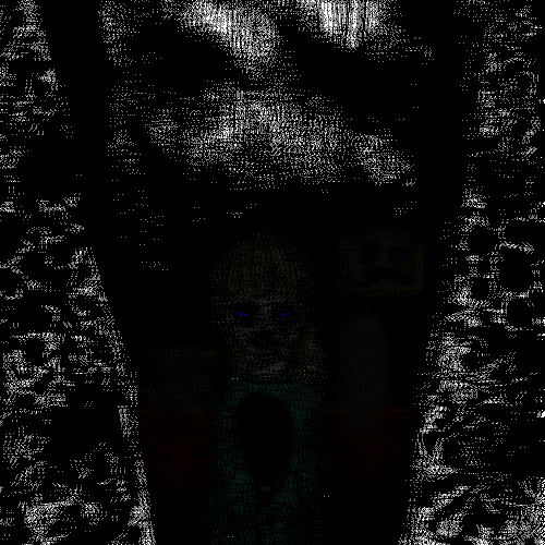 poniko, uboa, yume nikki, animated, animated gif, lowres, creepy, horror (theme), oekaki