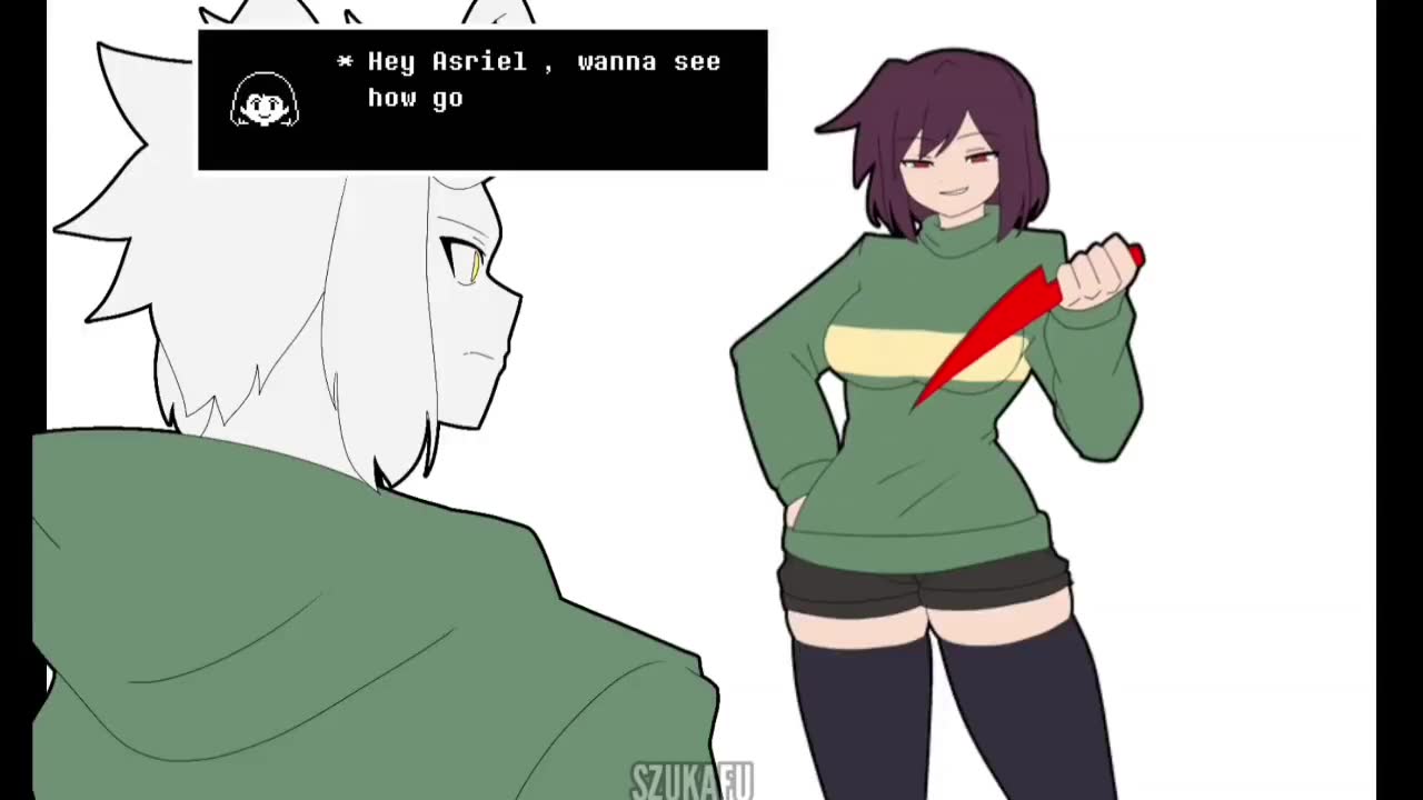 Rule34 – If it exists, there is porn of it / asriel dreemurr, chara / 8686809