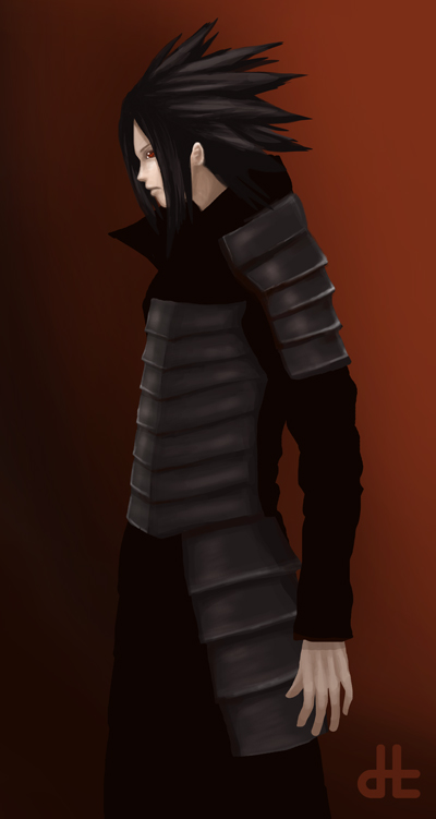 uchiha madara, naruto (series), naruto shippuuden, tagme, 1boy, black hair, male focus, red eyes, sharingan, shinkita, solo