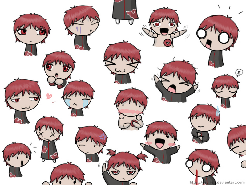 saurien, sasori (naruto), naruto (series), naruto shippuuden, tagme, akatsuki (naruto), chibi, the many faces of