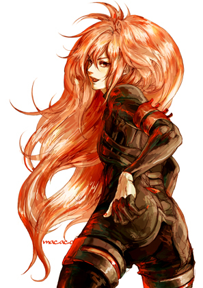 micu8, licht (iidx), beatmania iidx, beatmania iidx 13 distorted, bemani, commentary, lowres, 1boy, androgynous, arms at sides, artist name, ass, black bodysuit, black gloves, bodysuit, clenched hand, cowboy shot, gloves, half gloves, legs apart, long hair, looking at viewer, looking back, male focus, official alternate costume, open mouth, red eyes, red lips, red nails, simple background, v-shaped eyebrows, very long hair, wavy hair, white background