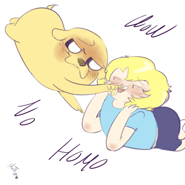 Rule34 – If it exists, there is porn of it / muttgirl, finn the human, jake the dog / 252081