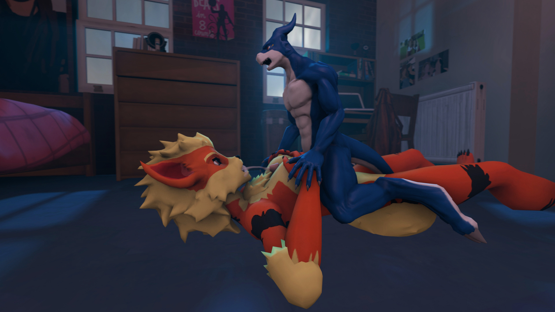 Rule34 – If it exists, there is porn of it / fox whisper85, arcanine, flamedramon / 252262