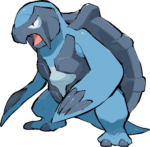 kawaanago, carracosta, nintendo, pokemon, commentary request, lowres, animal focus, full body, gen 5 pokemon, no humans, open mouth, pokemon (creature), pokemon focus, solo, standing, transparent background