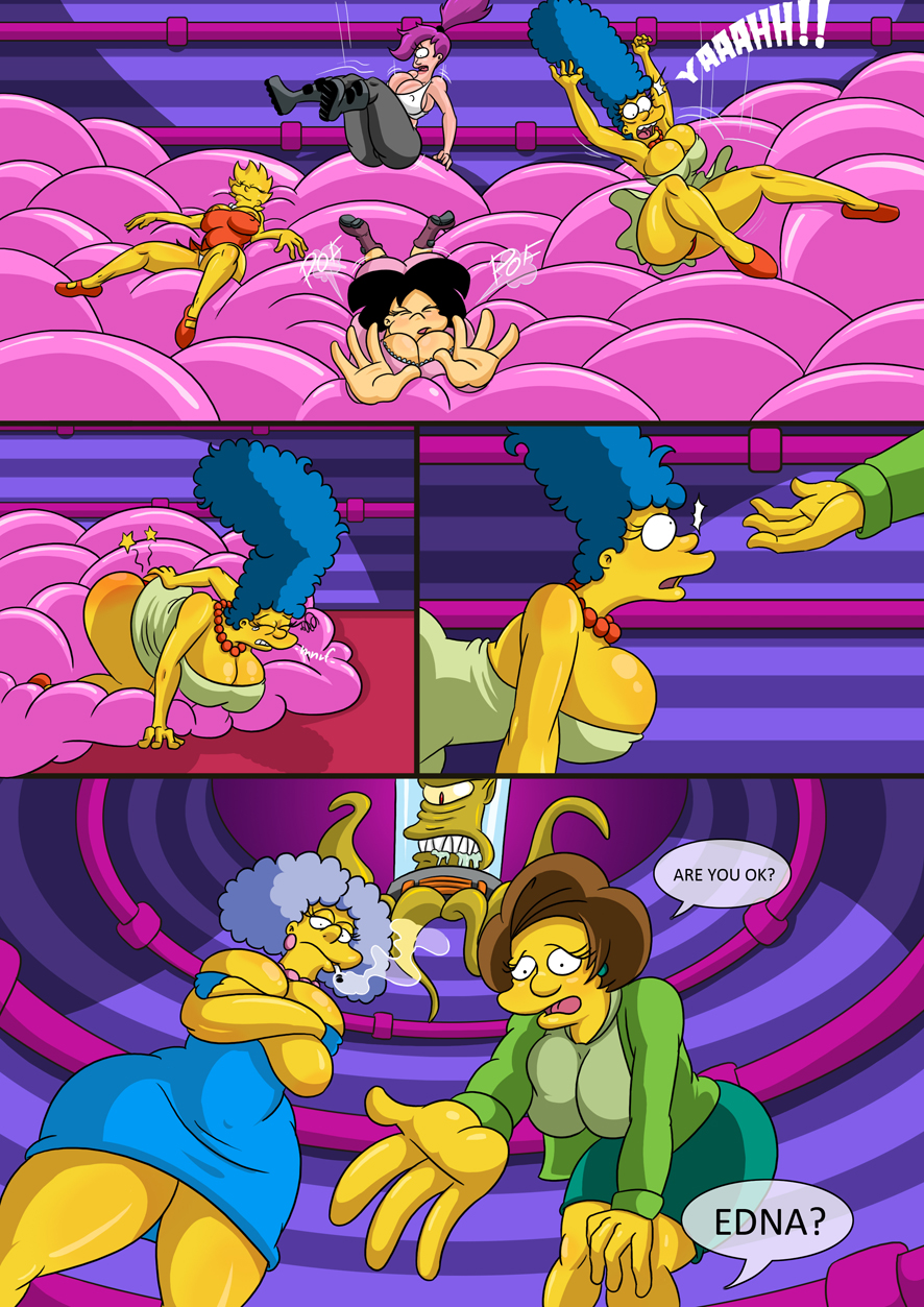Rule34 – If it exists, there is porn of it / kogeikun, amy wong, edna krabappel, lisa simpson, marge simpson, selma bouvier, turanga leela / 252580