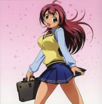 nanbu chitose, amaenaideyo!!, lowres, tagme, 00s, red hair, school uniform