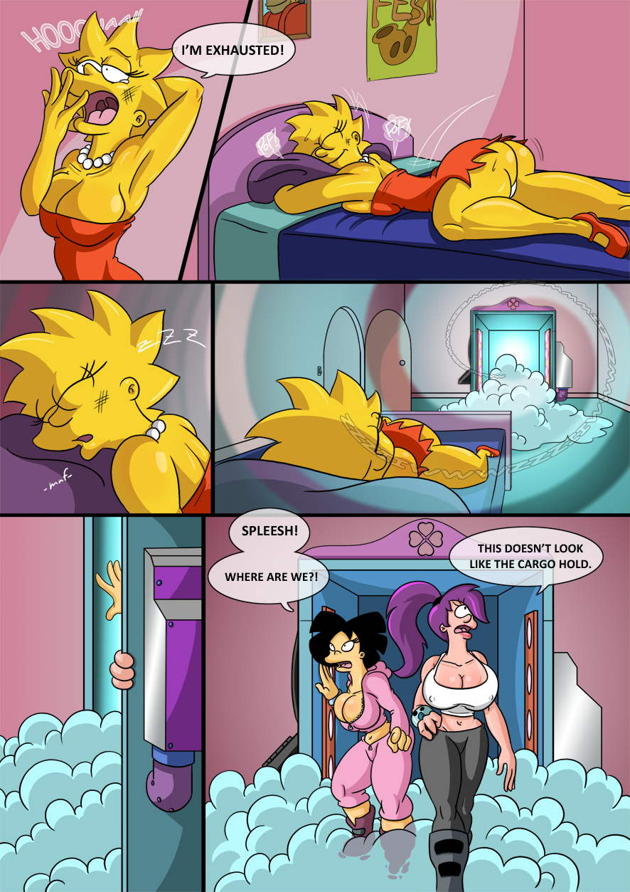 Rule34 – If it exists, there is porn of it / kogeikun, amy wong, lisa simpson, turanga leela / 252637