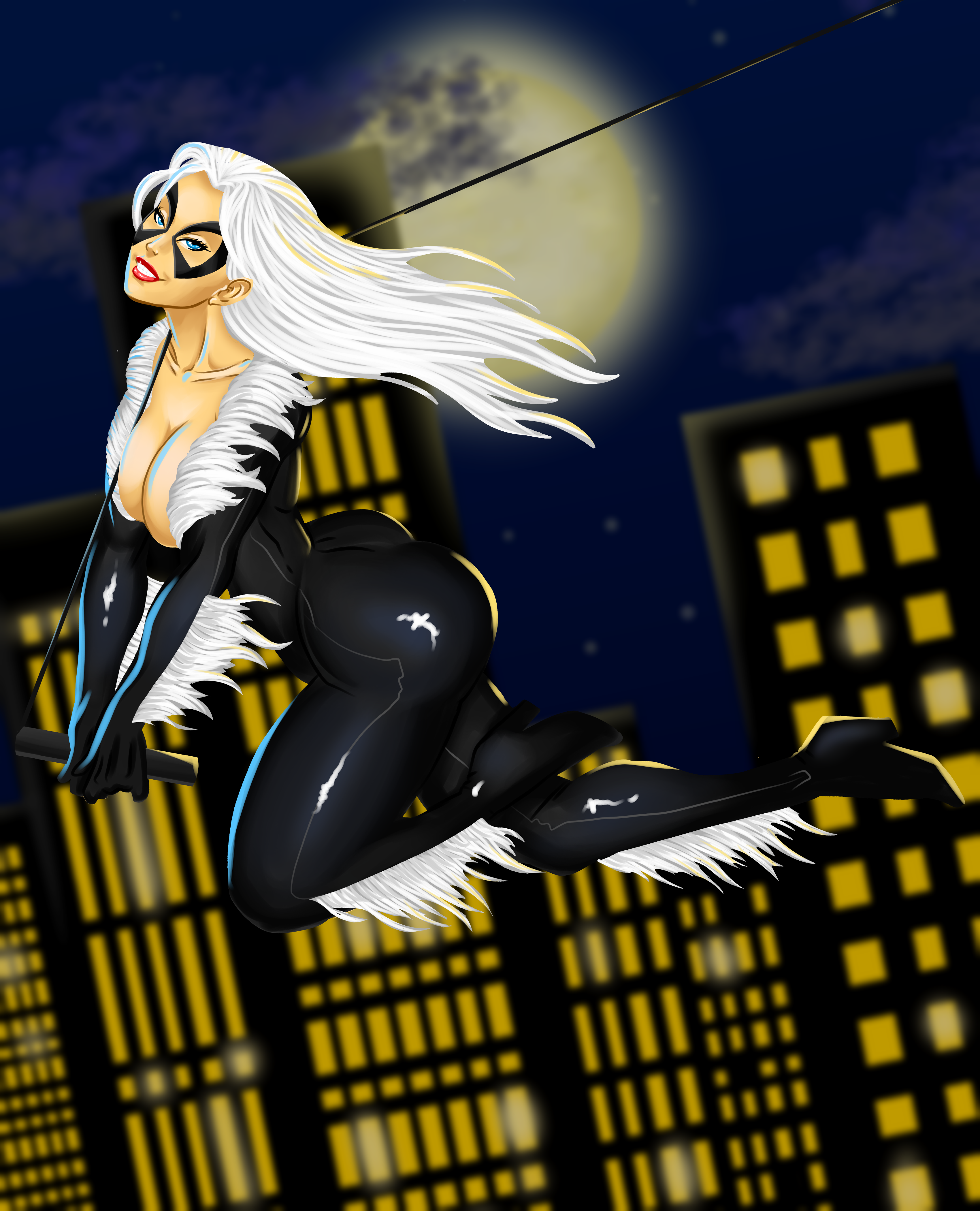 Rule34 – If it exists, there is porn of it / black cat (marvel), felicia hardy / 8687040