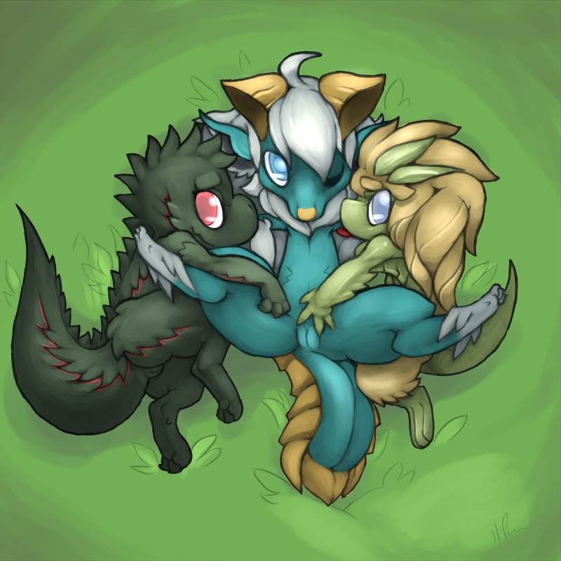 Rule34 – If it exists, there is porn of it / pixel-butts, deviljho, royal ludroth, zinogre / 252877