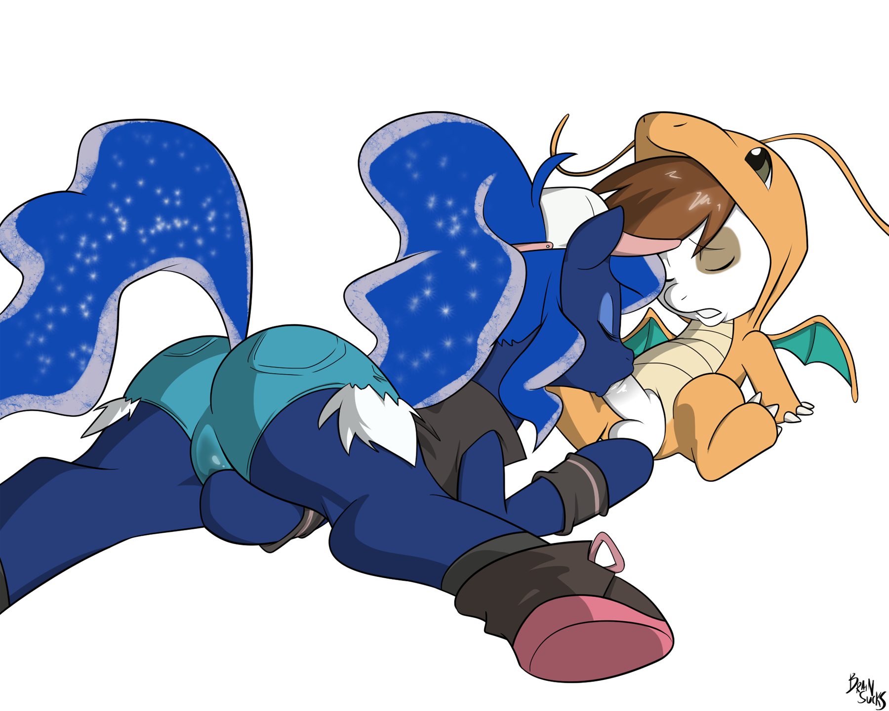 Rule34 – If it exists, there is porn of it / brainsucks, dragonite, pipsqueak (mlp), princess luna (mlp) / 252896
