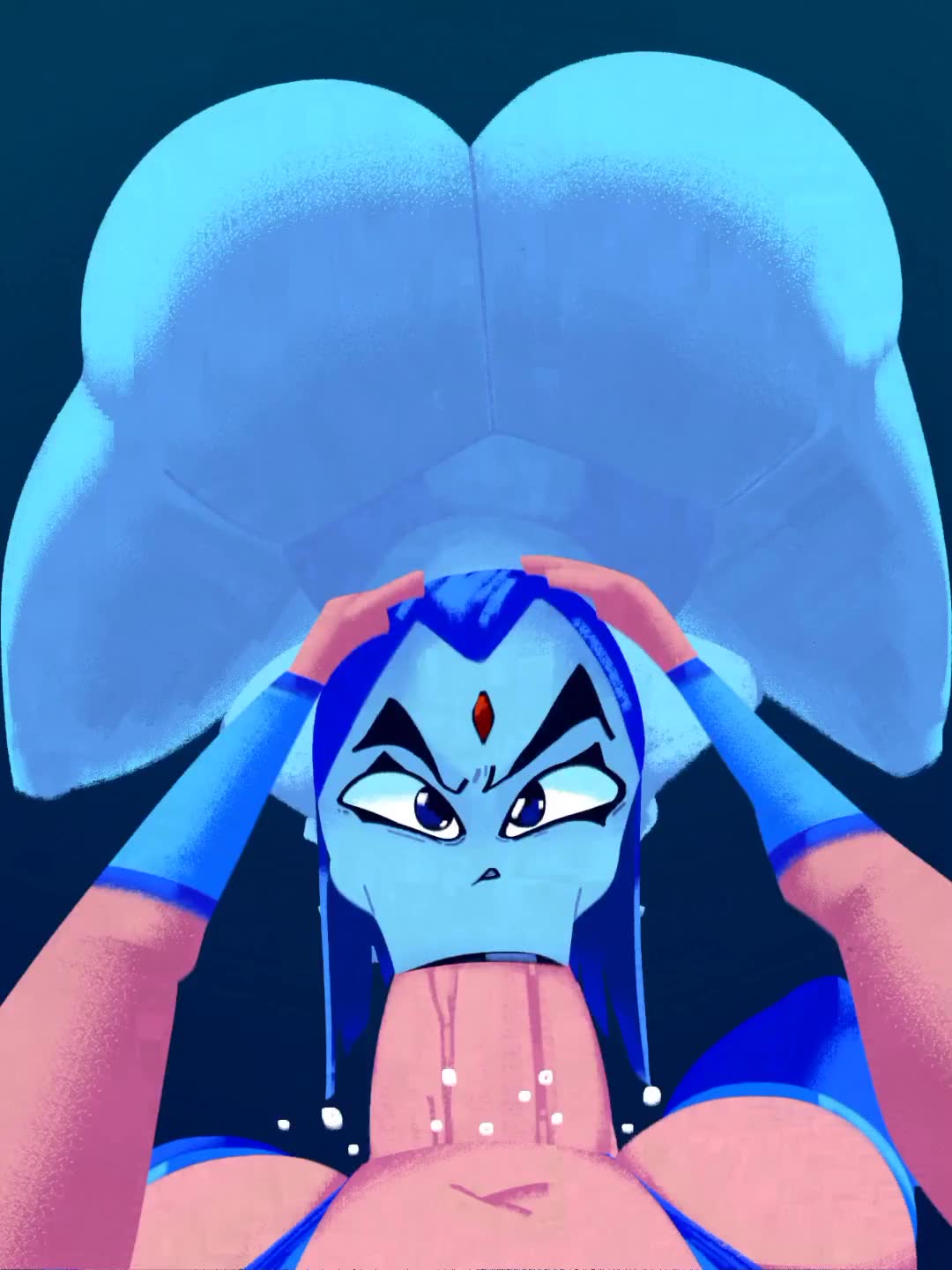 Rule34 – If it exists, there is porn of it / rachel roth, raven (dc), starfire / 8687085