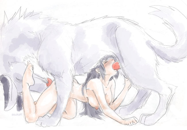 akamaru, hyuuga hinata, knot, naruto, bestiality, breasts, dog, nude