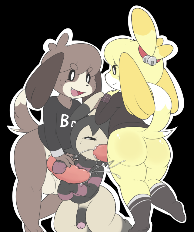 Rule34 – If it exists, there is porn of it / aintsmart, digby, digby (animal crossing), dumbun, isabelle (animal crossing) / 253185