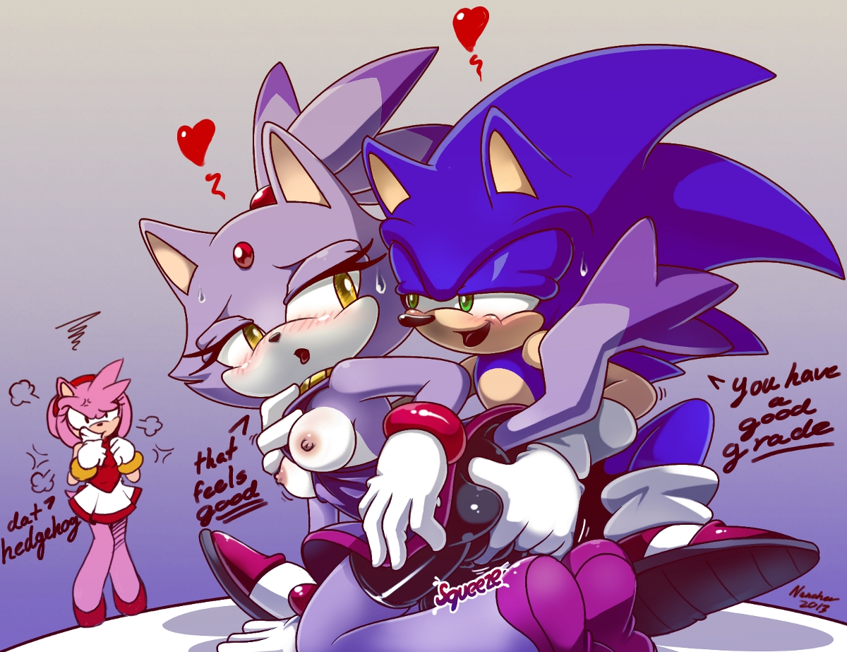Rule34 – If it exists, there is porn of it / nancher, amy rose, blaze the cat, sonic the hedgehog / 253321
