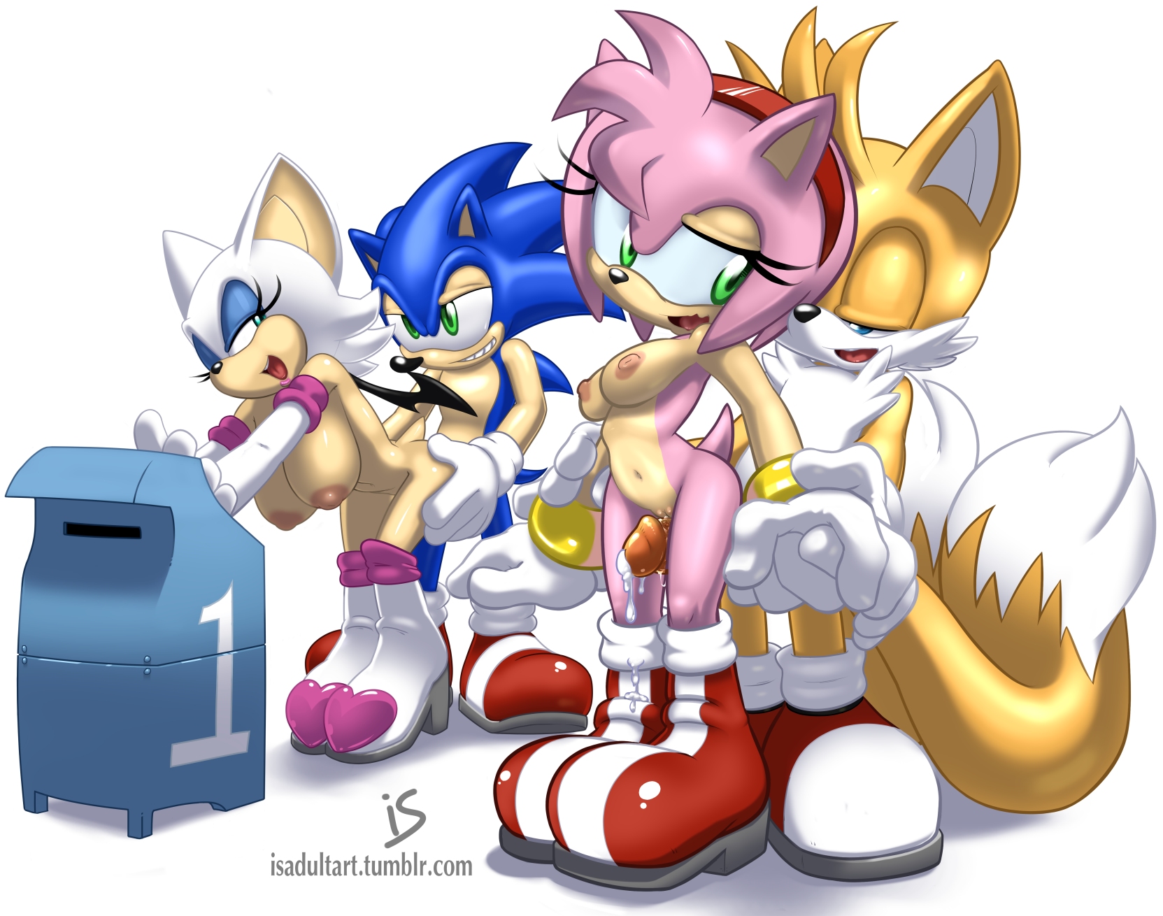 Rule34 – If it exists, there is porn of it / hotred, amy rose, rouge the bat, sonic the hedgehog, tails / 253367