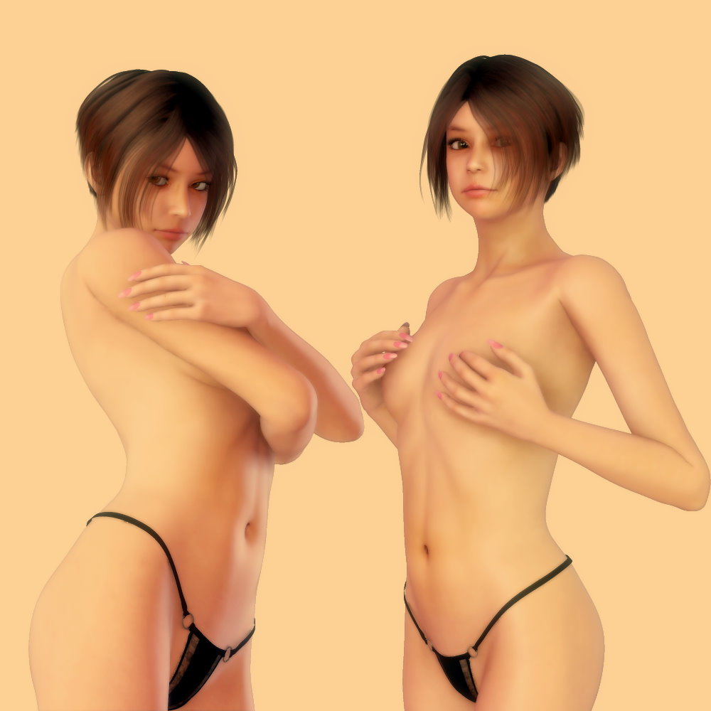 tagme, 2girls, multiple girls, short hair, topless female