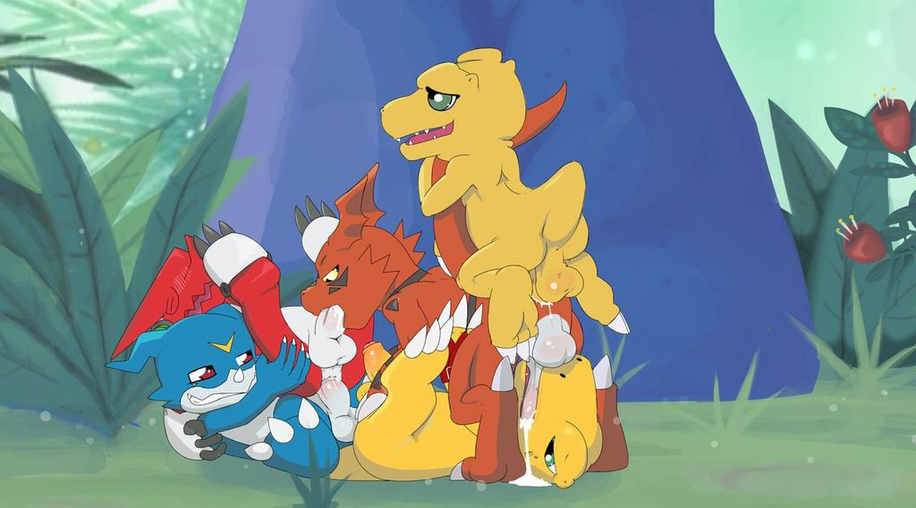 Rule34 – If it exists, there is porn of it / redemption3445, agumon, guilmon, shoutmon, veemon / 253525