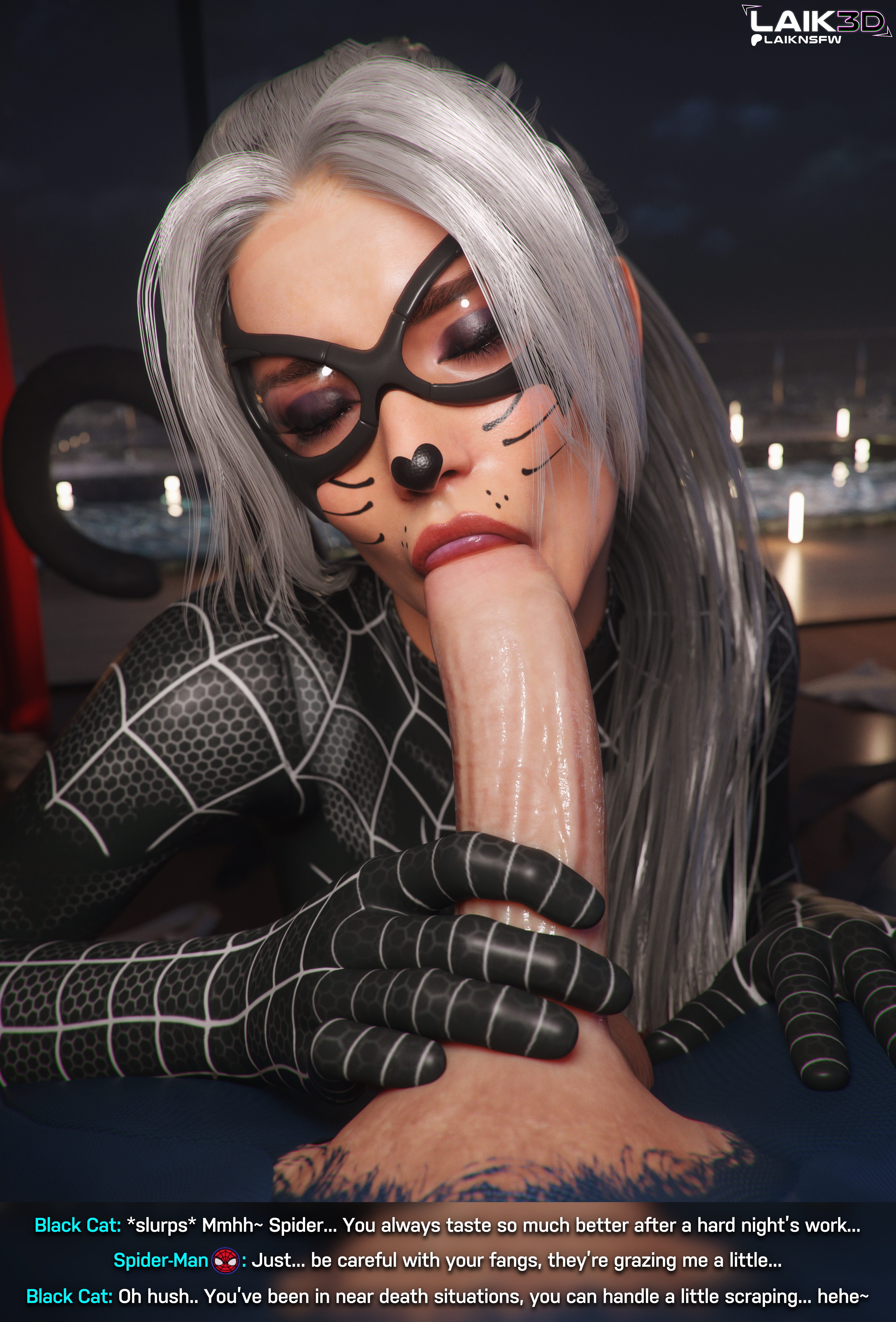 Rule34 – If it exists, there is porn of it / black cat (marvel), felicia hardy, peter parker, spider-man / 8687316