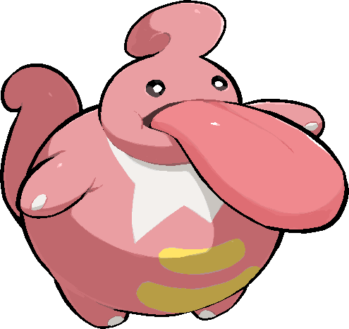 kawaanago, lickilicky, nintendo, pokemon, commentary request, lowres, full body, gen 4 pokemon, long tongue, no humans, pokemon (creature), pokemon focus, solo, tongue, tongue out, transparent background, very long tongue