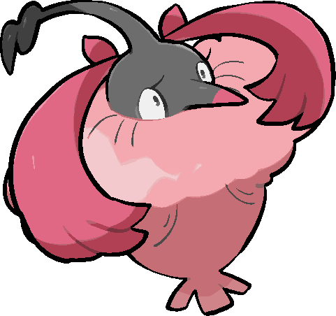 kawaanago, wormadam, wormadam (trash), nintendo, pokemon, commentary request, lowres, eyelashes, full body, gen 4 pokemon, no humans, pointy nose, pokemon (creature), pokemon focus, solo, transparent background