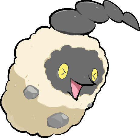 kawaanago, burmy, burmy (sandy), nintendo, pokemon, commentary request, lowres, > <, closed eyes, full body, gen 4 pokemon, no humans, open mouth, pokemon (creature), pokemon focus, rock, smile, solo, transparent background