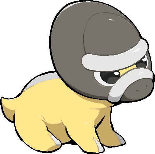 kawaanago, shieldon, nintendo, pokemon, commentary request, lowres, animal focus, full body, gen 4 pokemon, no humans, nostrils, pokemon (creature), pokemon focus, solo, transparent background