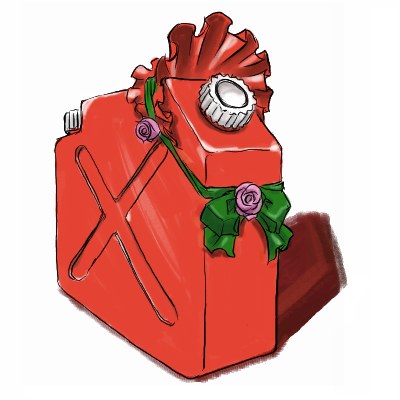 shinku, rozen maiden, lowres, cosplay, flower, gas can, hat, jerry can, no humans, objectification, rose, shinku (cosplay), still life, what