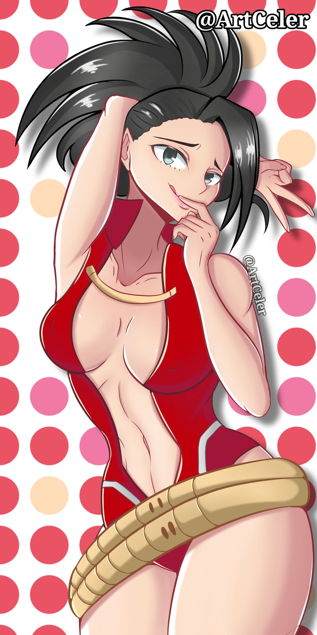 artceler, yaoyorozu momo, boku no hero academia, highres, tagme, breasts