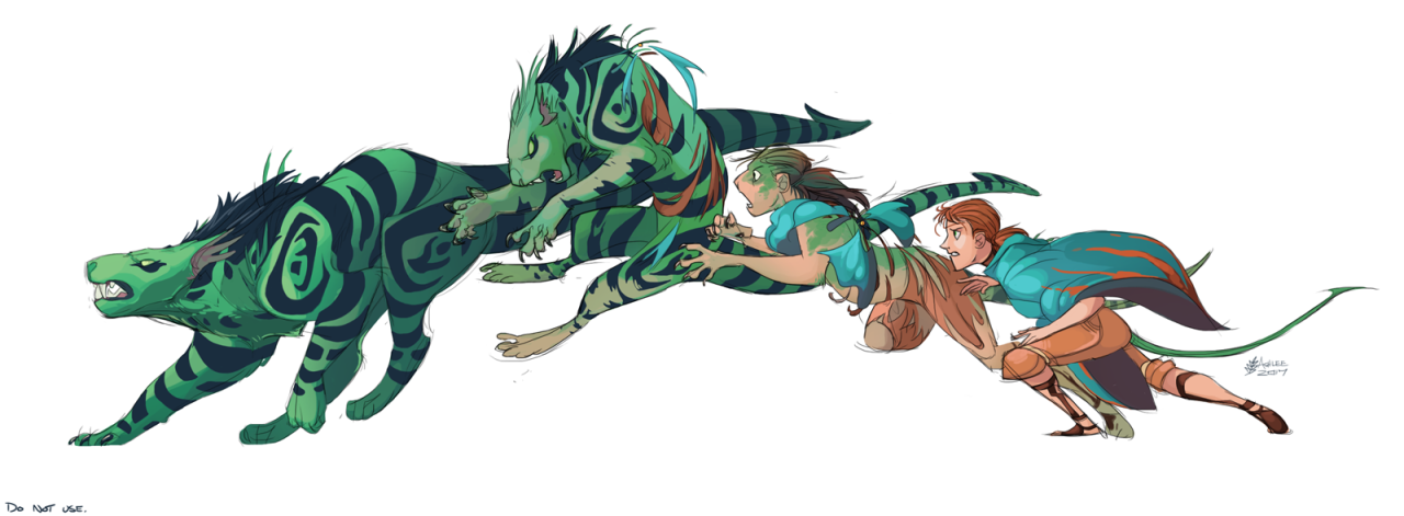 1girl, animal ears, animal hands, bashcat (greekceltic), blue poncho, brown pants, brown sandals, cat ears, cat paws, cat tail, dated, full body, greekceltic, hand on own face, jacky (greekceltic), medium hair, orange hair, orange poncho, pants, poncho, ponytail, sandals, shirt, shydog (greekceltic), signature, simple background, tail, transformation, white background